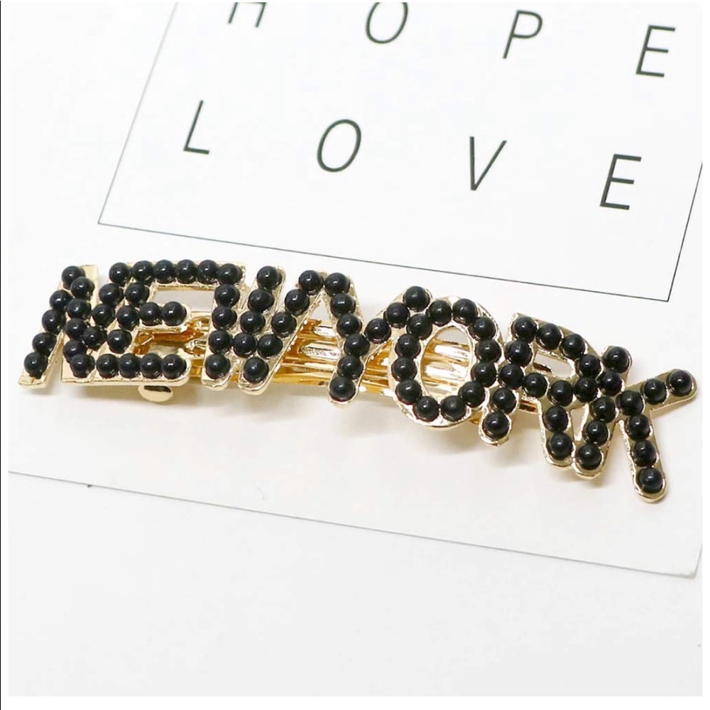 NEW YORK Hair Clip